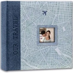 Swains Map Our Travel Blue 200 4x6 Album