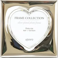 Symphony Heart Silver Plated Frame 4x4