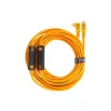 Tether Tools TetherPro USB-C to USB-C 31ft Straight to Right Angle Orange