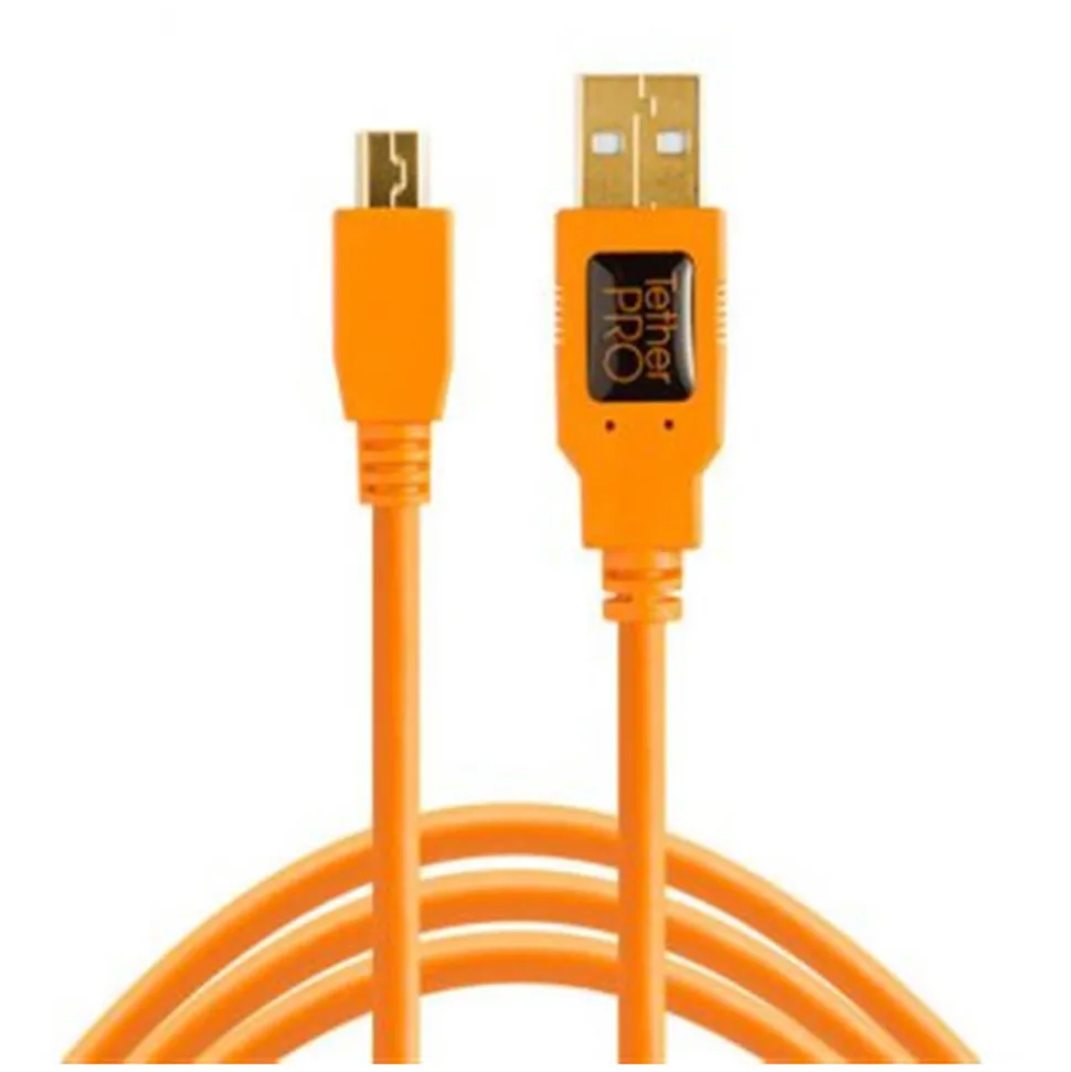 Tether Tools TetherProUSB 2 Male-Mini-B 5pin orange