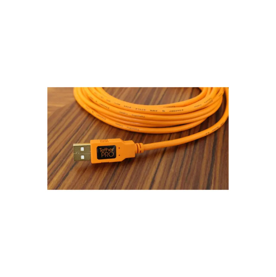 Tether Tools TetherProUSB 2 Male-Mini-B 5pin orange