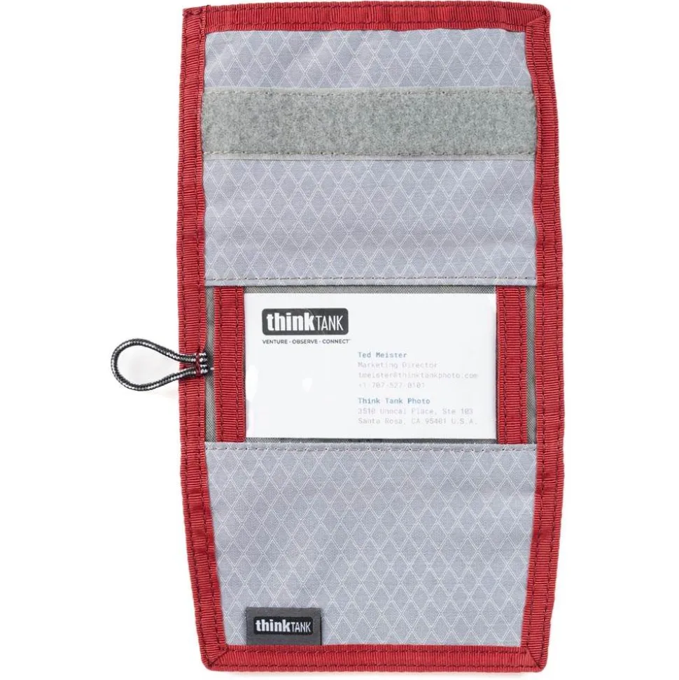 Think Tank Cards and Power Wallet Chilli Pepper Red