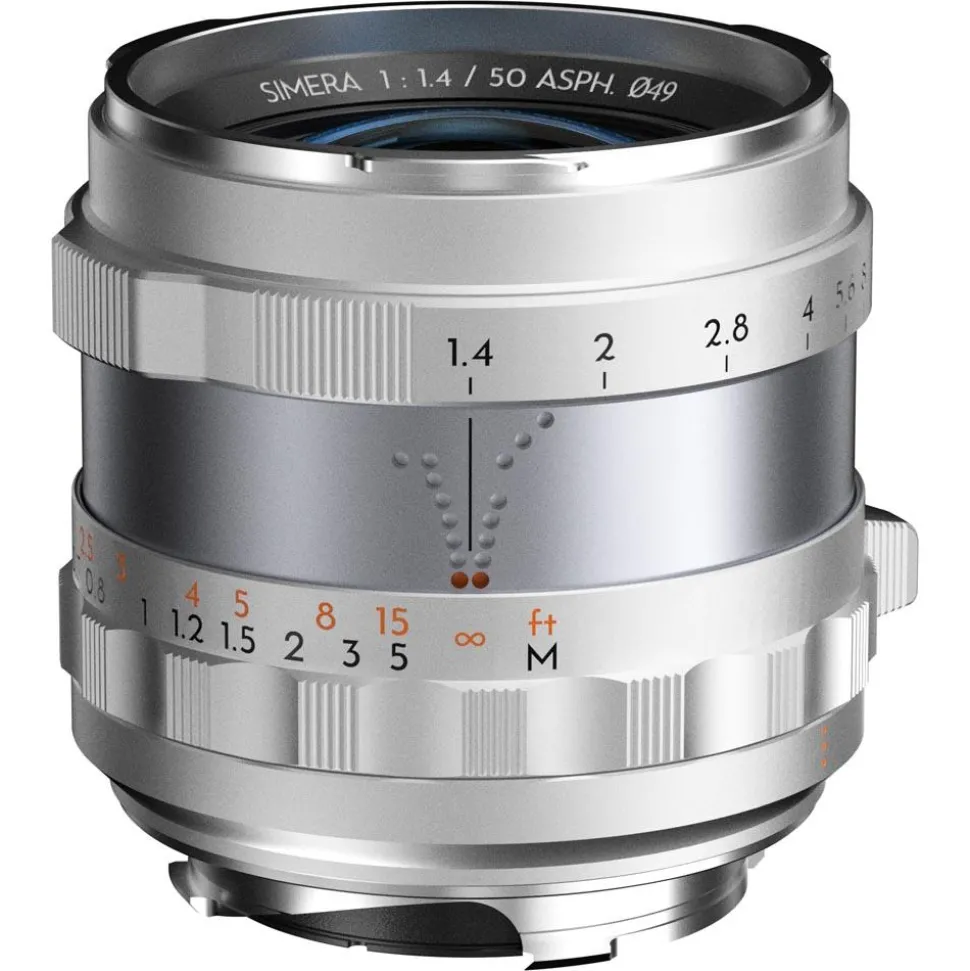 Thypoch Simera 50mm f/1.4 Full-Frame Lens for Leica M Silver