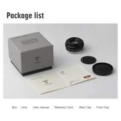 TTArtisan 25mm f/2 APS-C Lens for Sony E Mount Black