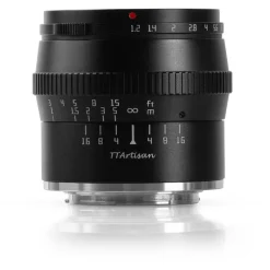 TTArtisan 50mm f/1.2 Lens for Sony E Black