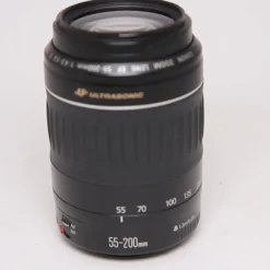 Used Canon 55-200mm F/4.5-5.6 ii USM EF Mount Lens