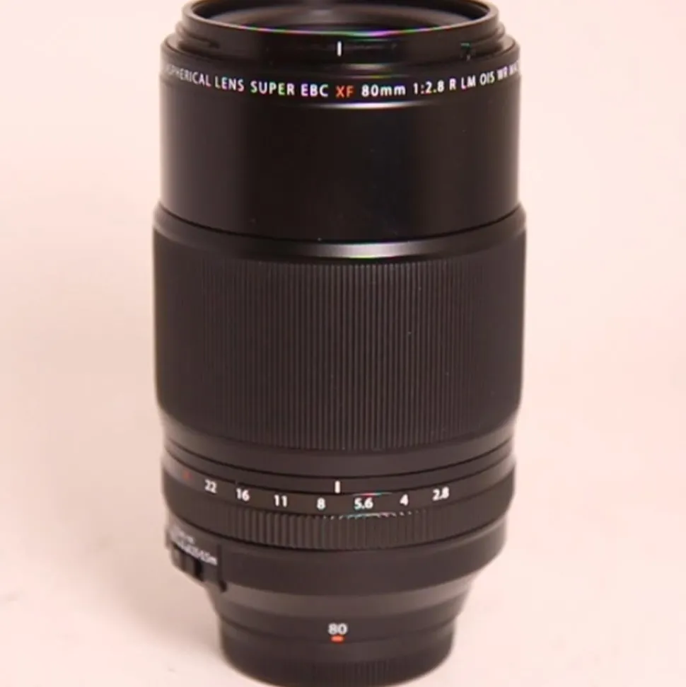 Used Fujifilm 80mm f/2.8 R LM OIS WR Macro X Mount Lens