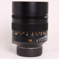 Used Leica 75mm Noctilux-M f/1.25 ASPH M Mount Lens