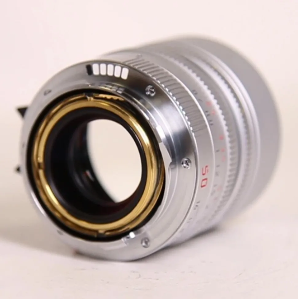 Used Leica Summilux-M 50mm f/1.4 ASPH I Silver Chrome (11892) M Mount Lens