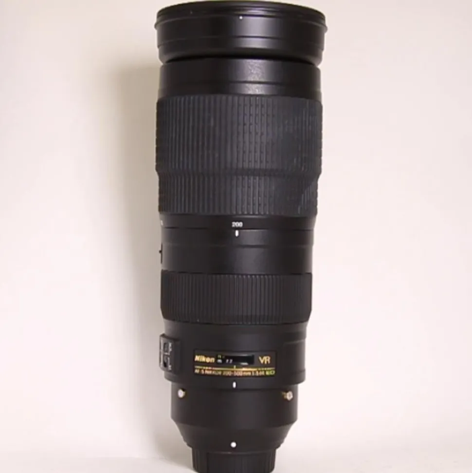Used Nikon 200-500mm f/5.6E VR F Mount Lens