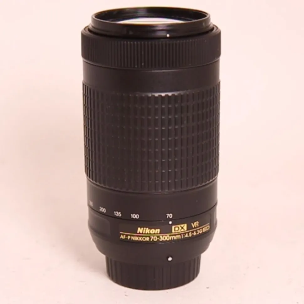 Used Nikon 70-300mm f/4.5-6.3G AF-P VR F Mount Lens