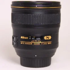 Used Nikon 24mm f/1.4G F Mount Lens