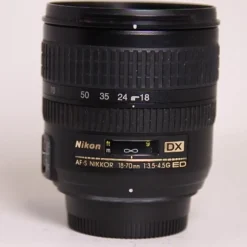 Used Nikon 18-70mm f/3.5-4.5G F Mount Lens