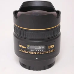 Used Nikon 10.5mm f/2.8G Fisheye F Mount Lens