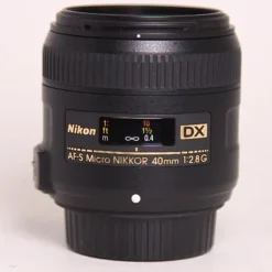 Used Nikon 40mm f/2.8G Micro F Mount Lens