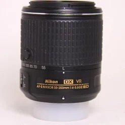 Used Nikon 55-200mm f/4-5.6G VR II F Mount Lens