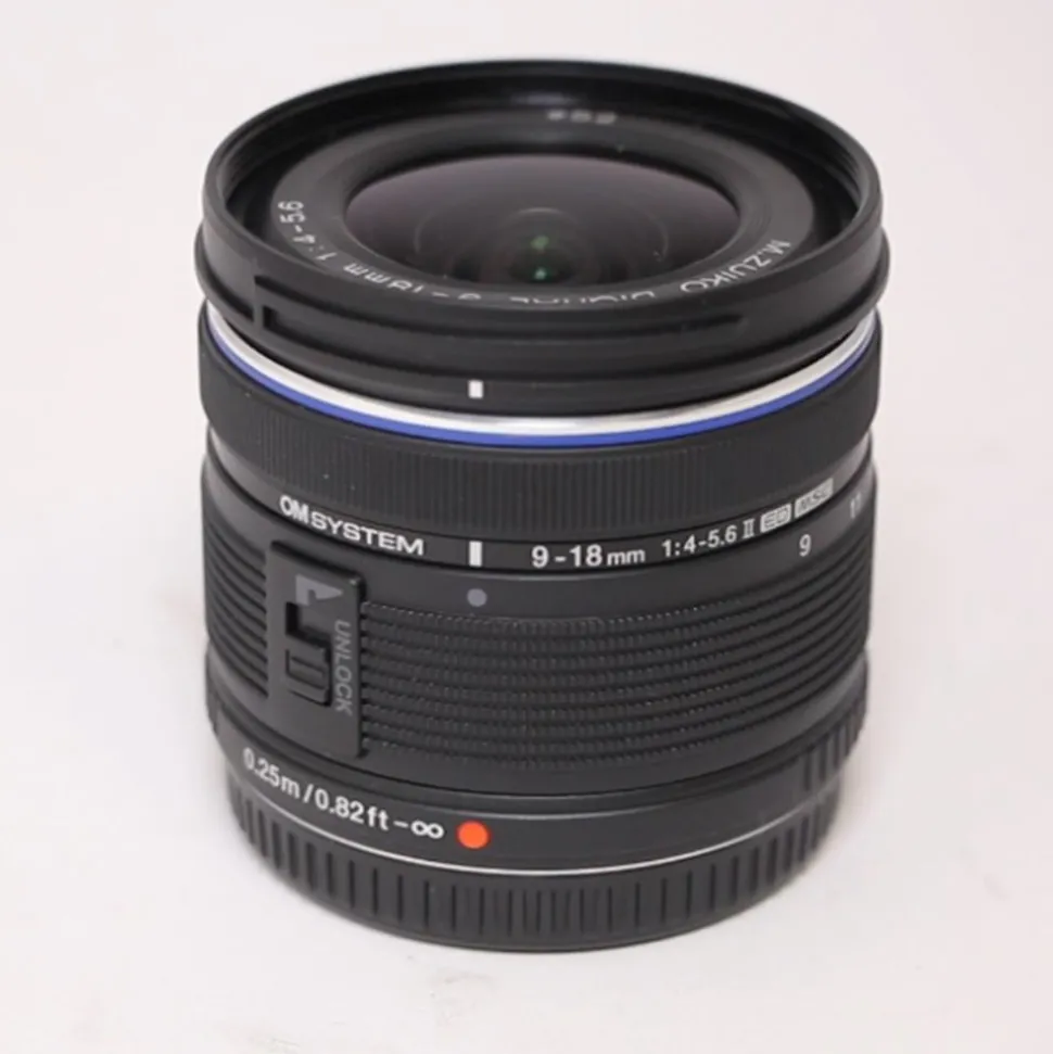 Used Olympus 9-18mm f/4-5.6 Micro Four Thirds Lens