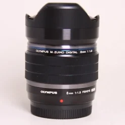 Used Olympus 8mm f/1.8 Pro Micro Four Thirds Lens
