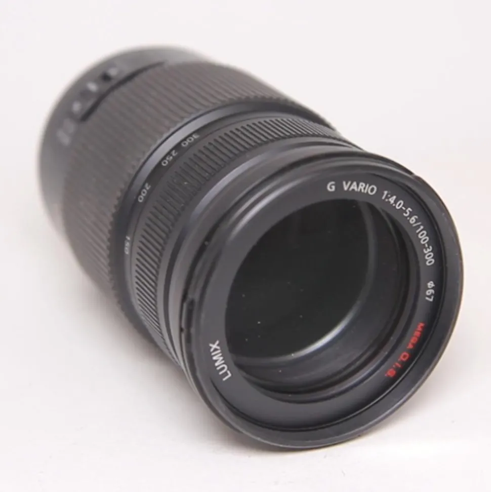 Used Panasonic 100-300mm f4-5.6 Mega OIS Micro Four Thirds Lens
