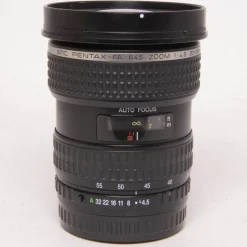 Used Pentax 33-55mm F/4.5 AL SMC FA 645 Mount Lens