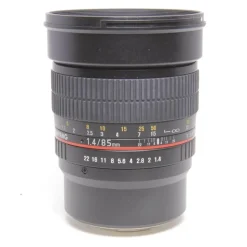 Used Samyang 85mm F/1.4 AS IF M43 Mount Lens
