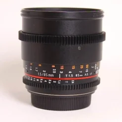 Used Samyang 85mm T/1.5 VDSLR AS IF UMC II EF Mount Lens