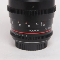 Used Samyang 24mm T/1.5 VDSLR MK2 EF Mount Lens