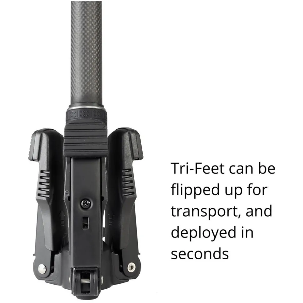 Vanguard Carbon Monopod with 26mm Legs Tri-stand