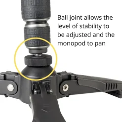 Vanguard Carbon Monopod with 26mm Legs Tri-stand