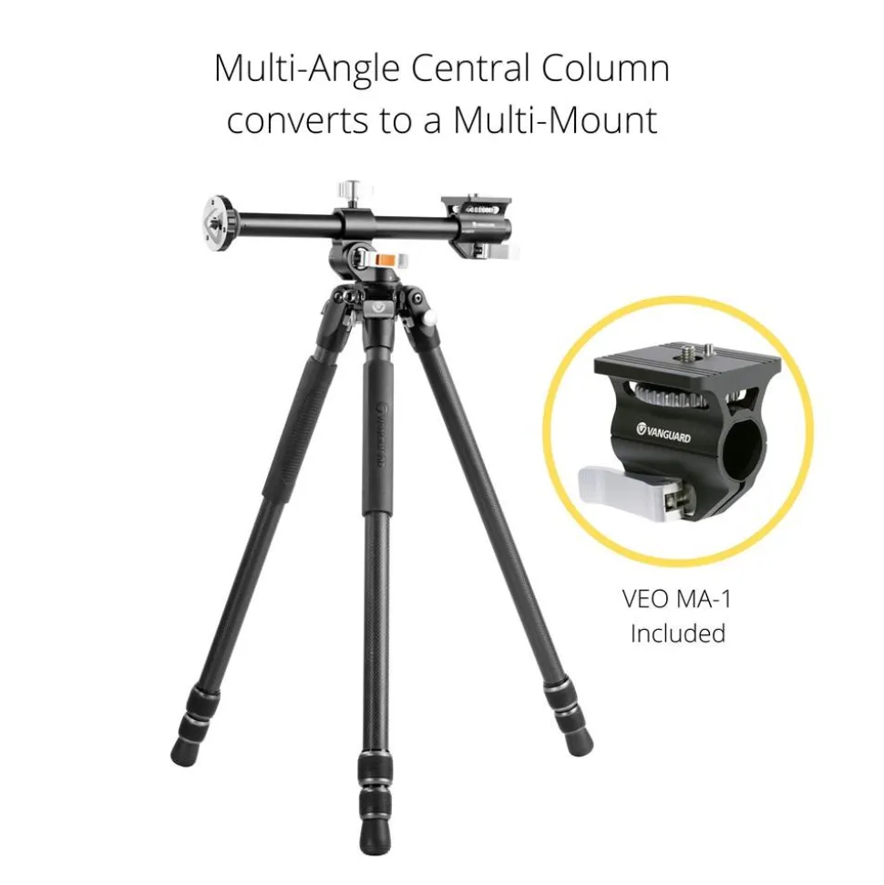 Vanguard VEO 3+ 263CT Carbon Fibre Tripod with Innovative Multi-Angle Central Column