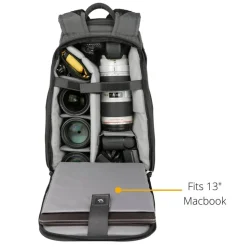 Vanguard VEO Adaptor R44 BK Backpack with USB Port Rear Access