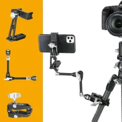 Vanguard VEO CP-65 Accessories Kit Clamp, Tripod Support Arm and Smartphone Holder