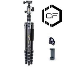Vanguard VEO 3GO 265HCB Ultra-Tall Carbon Fibre Travel Tripod with Monopod Leg