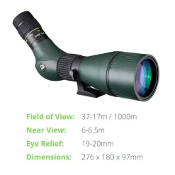 Vanguard VEO HD 80A Lightweight Spotting Scope - 20-60x Zoom
