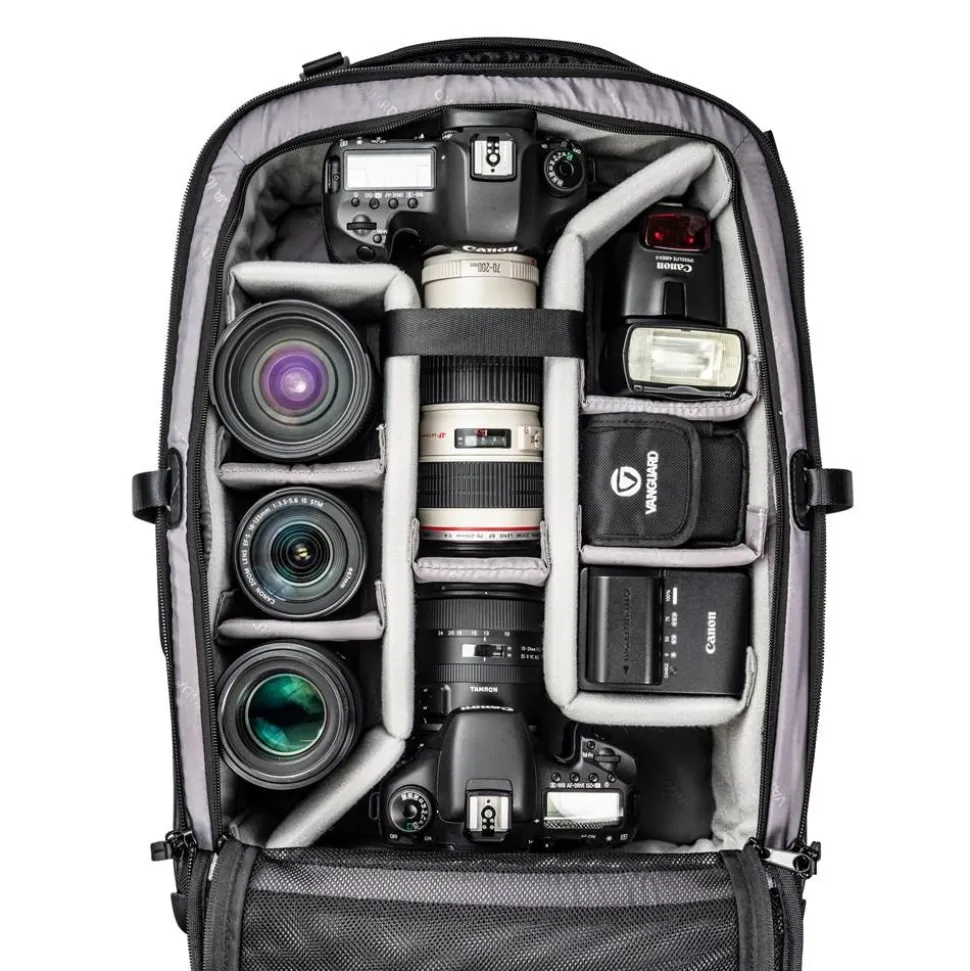 Vanguard VEO Select 55BT GR 4-wheel Roller Case Backpack - Green