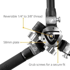 Vanguard VEO 3T+ 264CT Carbon Travel Sized Tripod With Macc