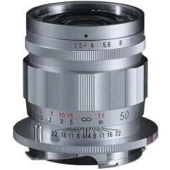 Voigtlander 50mm f/3.5 Apo-Lanthar VM Type II Silver Lens