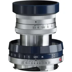 Voigtlander 50mm f/3.5 Apo-Lanthar VM Type I Limited Edition Lens Navy