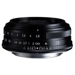 Voigtlander 18mm f2.8 Color-Skopar Fujifilm X Mount Lens Black