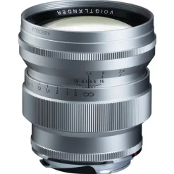 Voigtlander 75mm f/1.5 Nokton Aspherical Vintage Line Silver - VM Mount