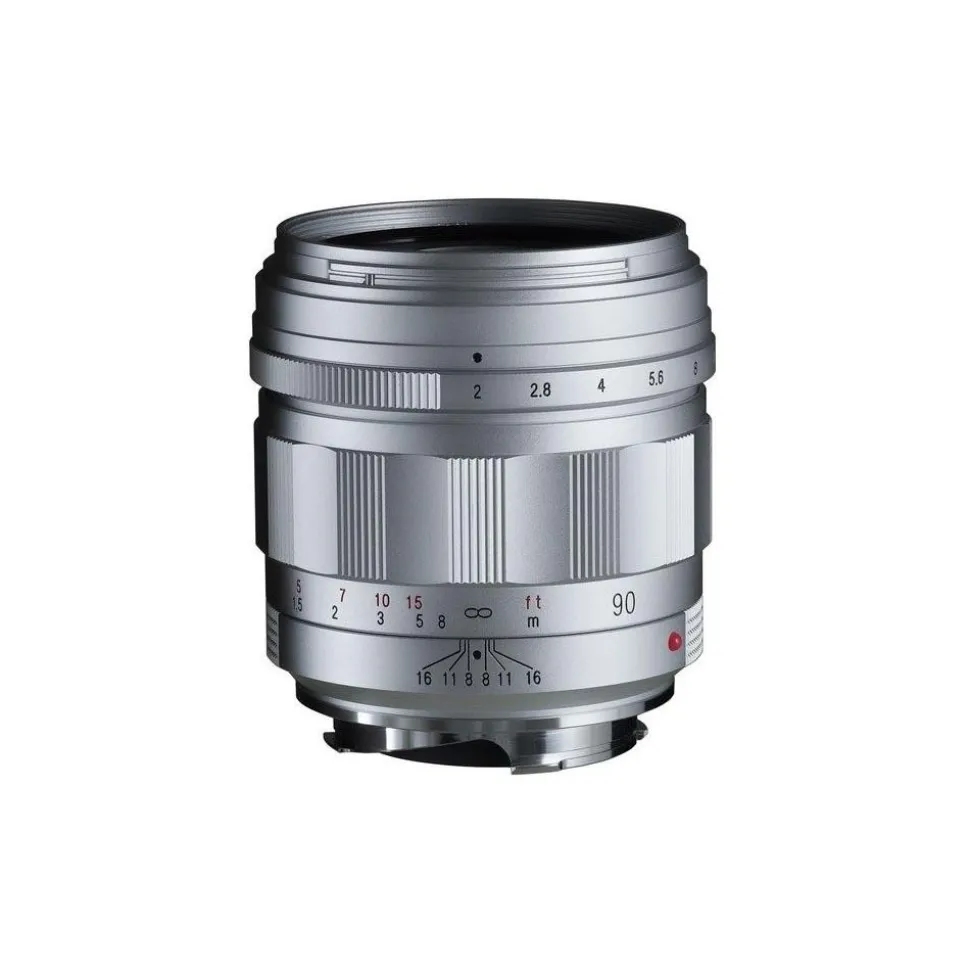 Voigtlander 90mm f/2 VM APO-Ultron Lens Silver