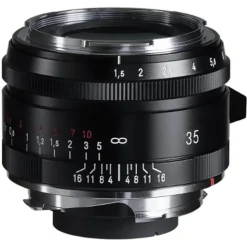 Voigtlander Nokton 35mm f/1.5 VM ASPH Type I Vintage Line Lens Black