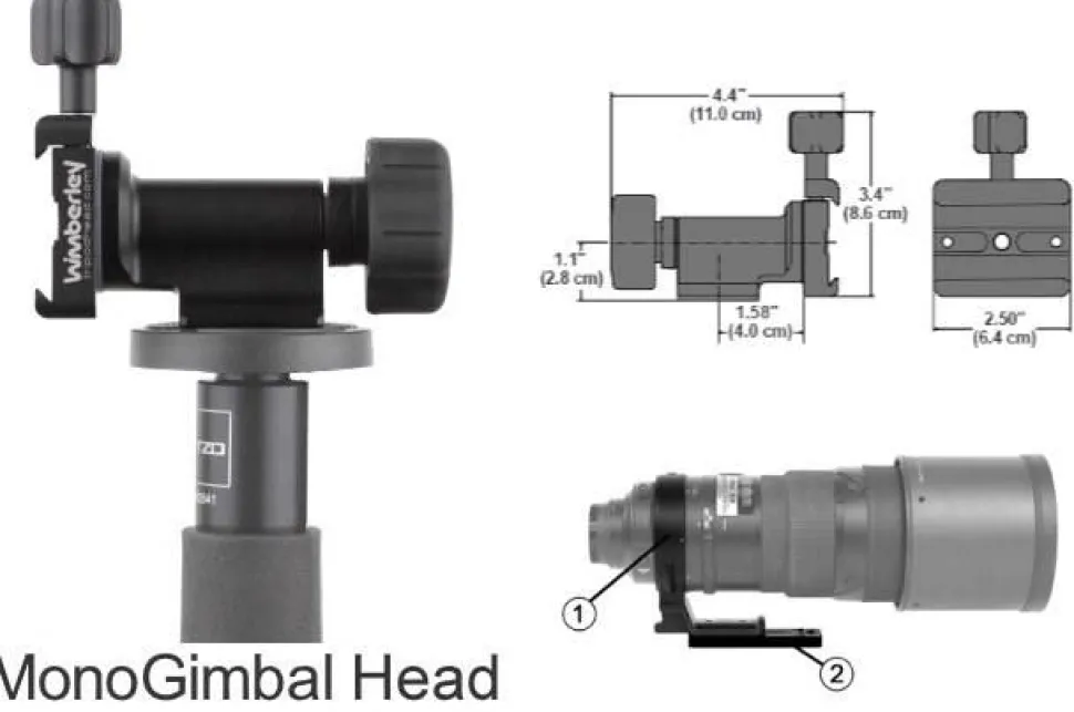Wimberley MonoGimbal Head MH-100