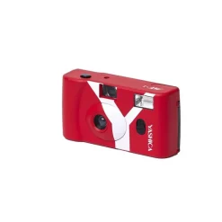 YASHICA MF-1 Snapshot Art Camera Y Edition Red with 1 Film 400/24