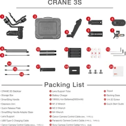 Zhiyun Crane 3S with SmartSling Handle