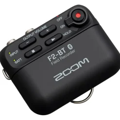 Zoom F2-BT Field Recorder with Bluetooth and Lavalier Mic
