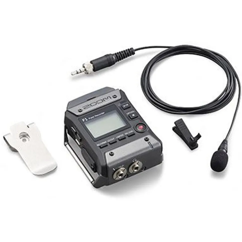 Zoom F1-LP Field Recorder And Lavalier Mic Kit